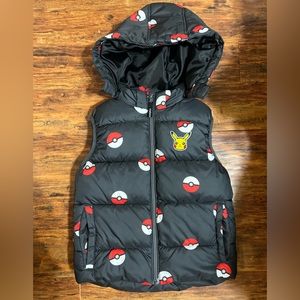 Boys H & M Pokémon Puffer Jacket Size 8/10